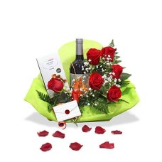 Wine with Roses